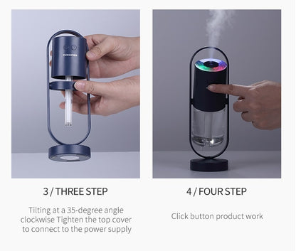 Magic Shadow LED Humidifier – Relaxing Mist & Light